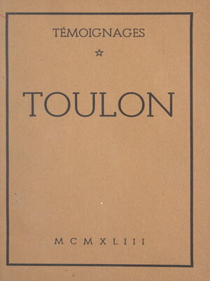cover image of Toulon